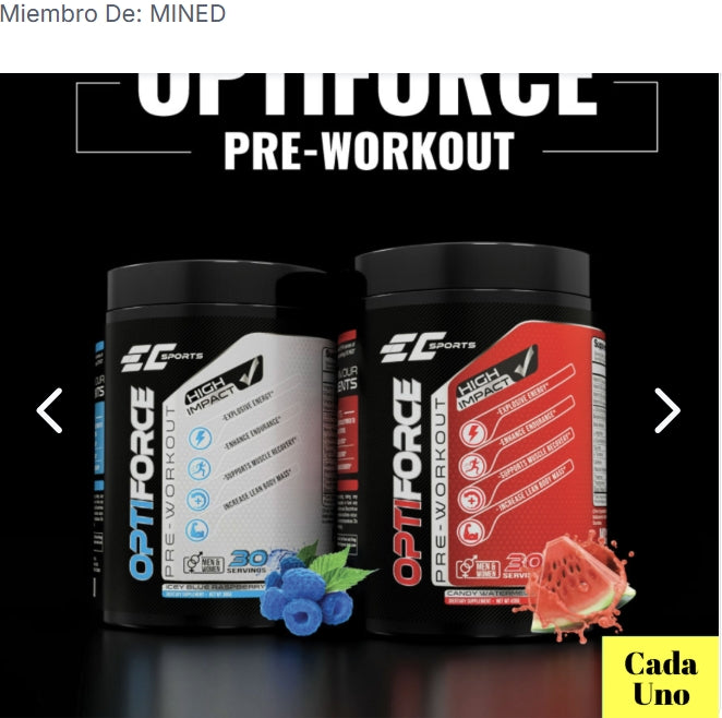 OPTIFORCE PRE-WORKOUT 14.9oz RENDIMIENTO